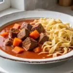 Traditional Hungarian Beef Goulash - featured image