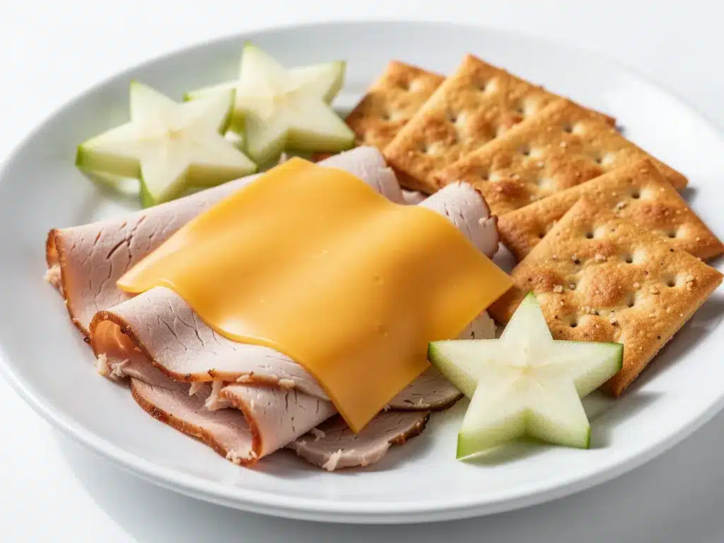 Turkey and Cheese Bento Box: 5 Easy Back to School Lunches 4 Turkey and Cheese Bento Box preparation steps
