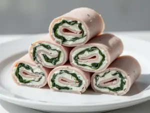 turkey pinwheel roll-ups - featured image