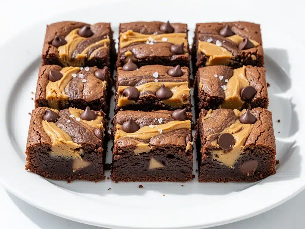 Ultra-Fudgy Peanut Butter Chocolate Chip Cookie Bars 4 Ultra-Fudgy Peanut Butter Chocolate Chip Cookie Bars preparation steps