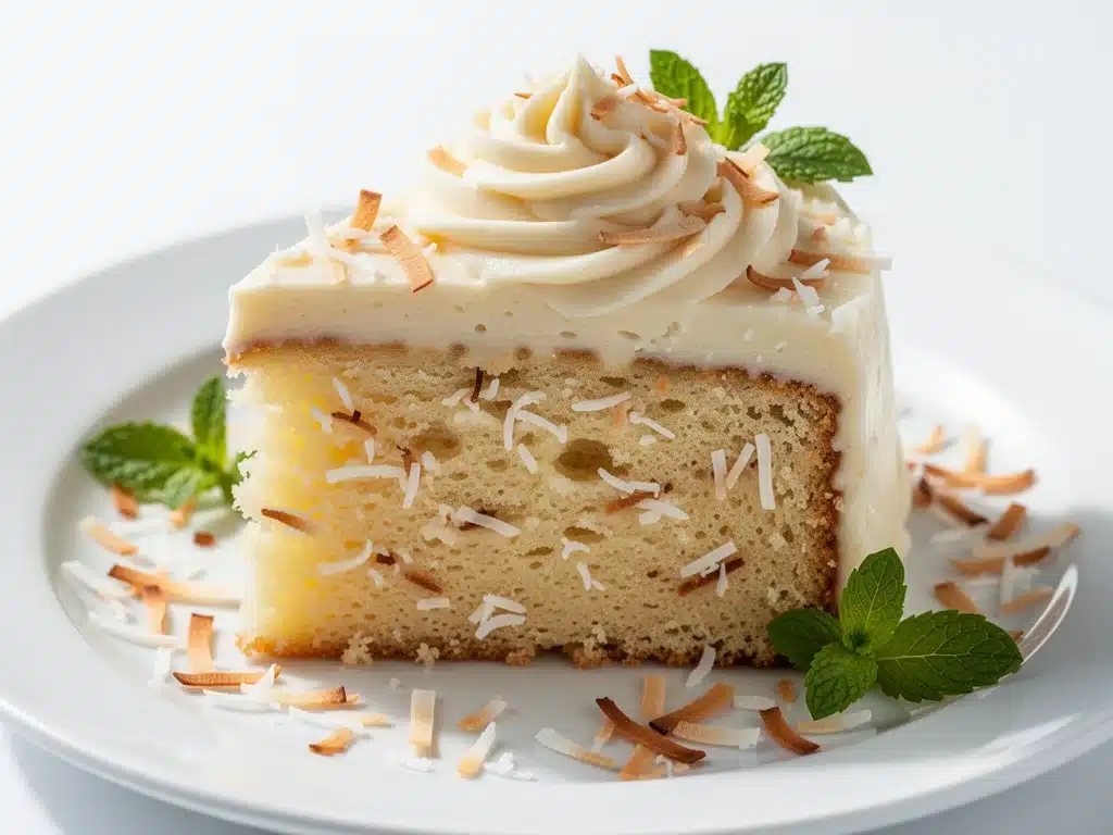 ultra-moist coconut cake - featured image