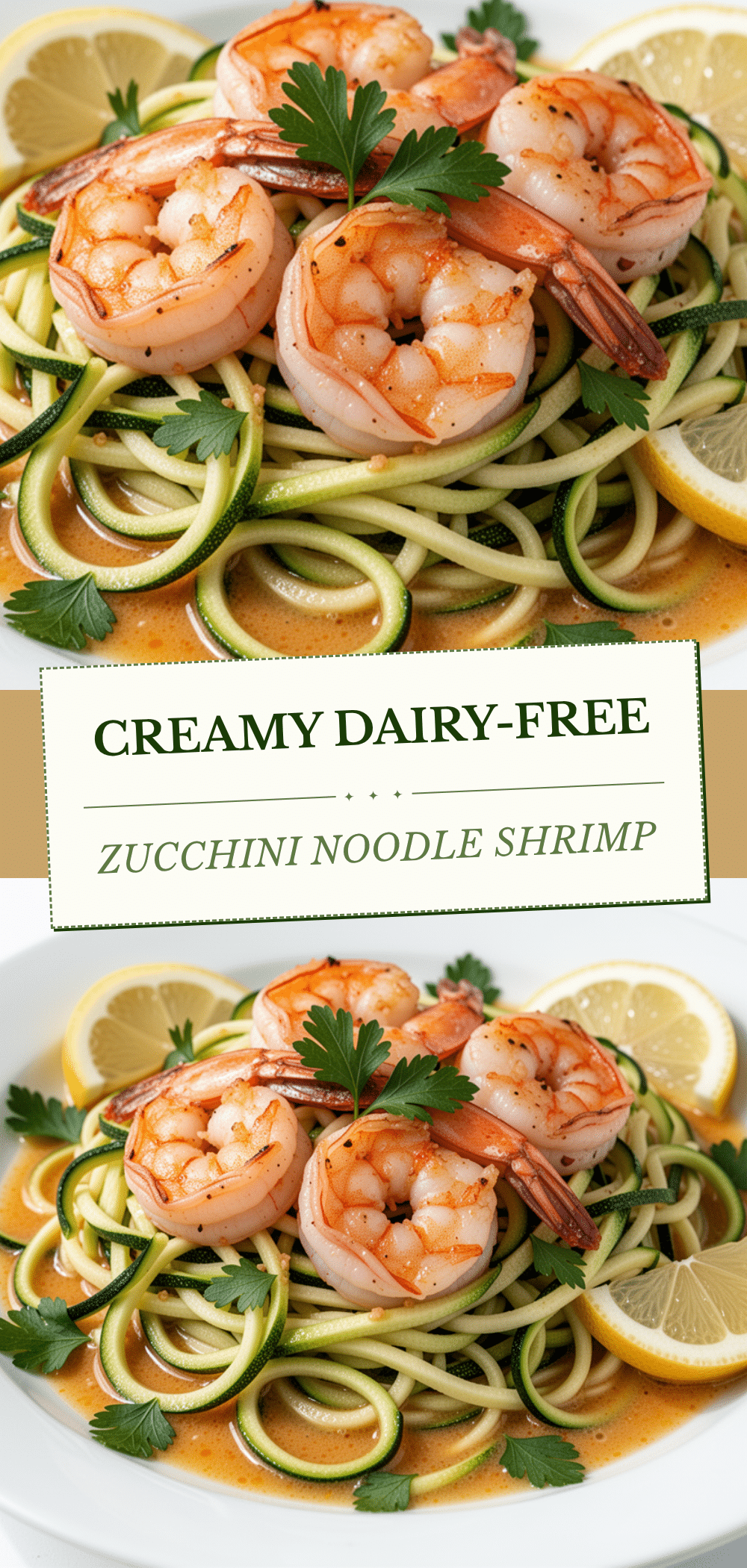 Whole30 Zucchini Noodle Shrimp Scampi: Easy Weeknight Dinner 5 Whole30 Zucchini Noodle Shrimp Scampi recipe