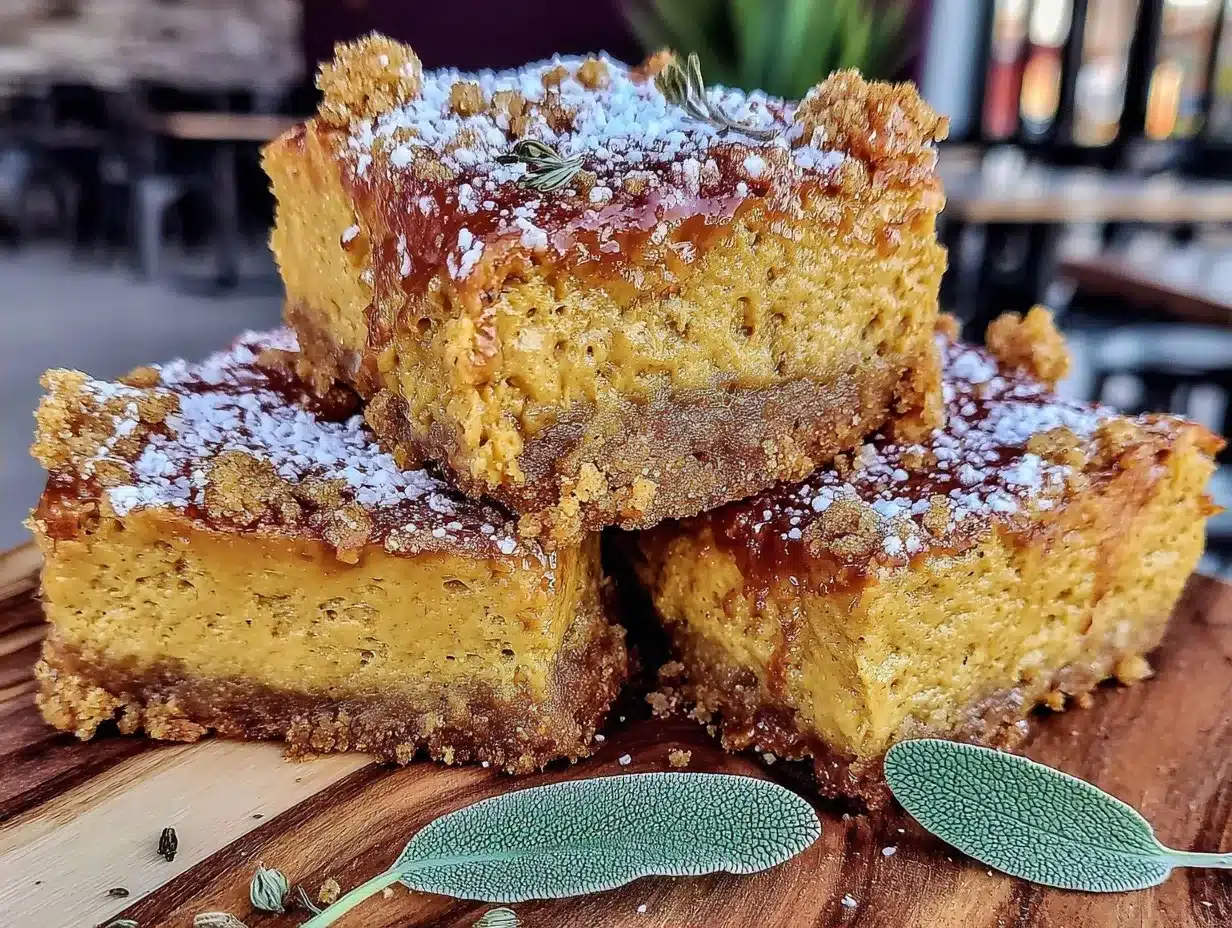 Easy Fall Pumpkin Cheesecake Bars for Holiday Parties 4 easy fall pumpkin cheesecake bars preparation steps
