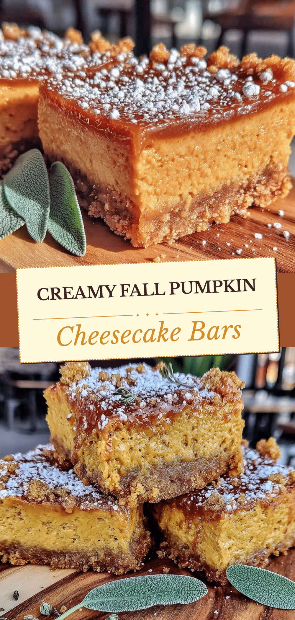 Easy Fall Pumpkin Cheesecake Bars for Holiday Parties 5 easy fall pumpkin cheesecake bars recipe