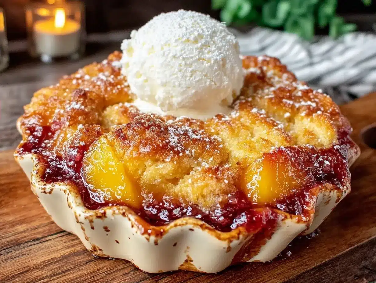Easy Grandmas Classic Peach Cobbler: Best Budget-Friendly Family Recipe 4 easy peach cobbler preparation steps