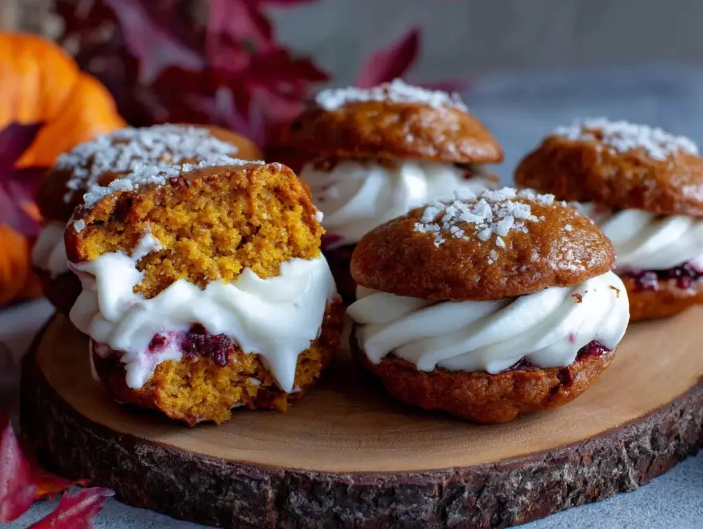 pumpkin whoopie pies - featured image